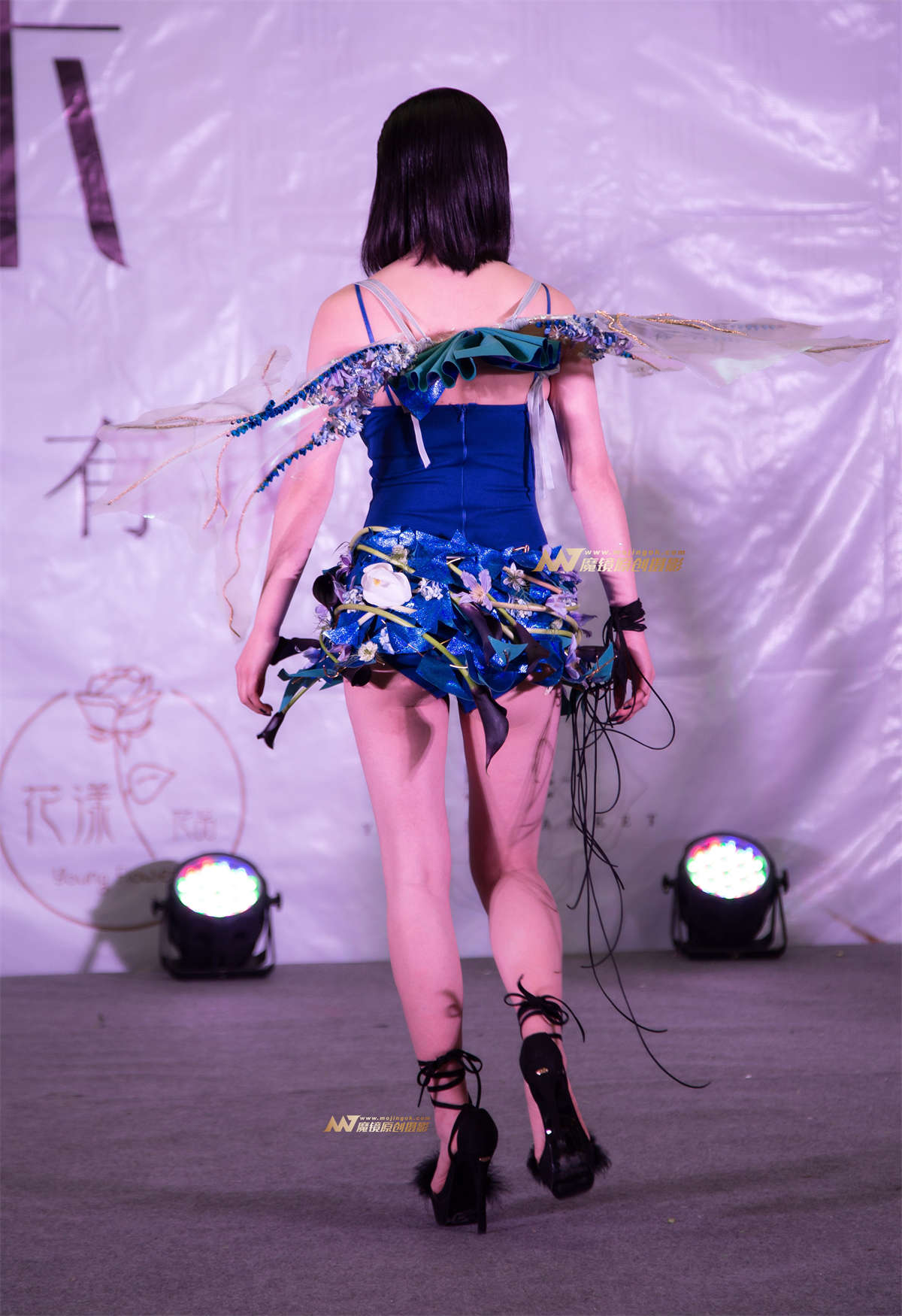 图片[2]-人体花艺精灵美女-日更街拍