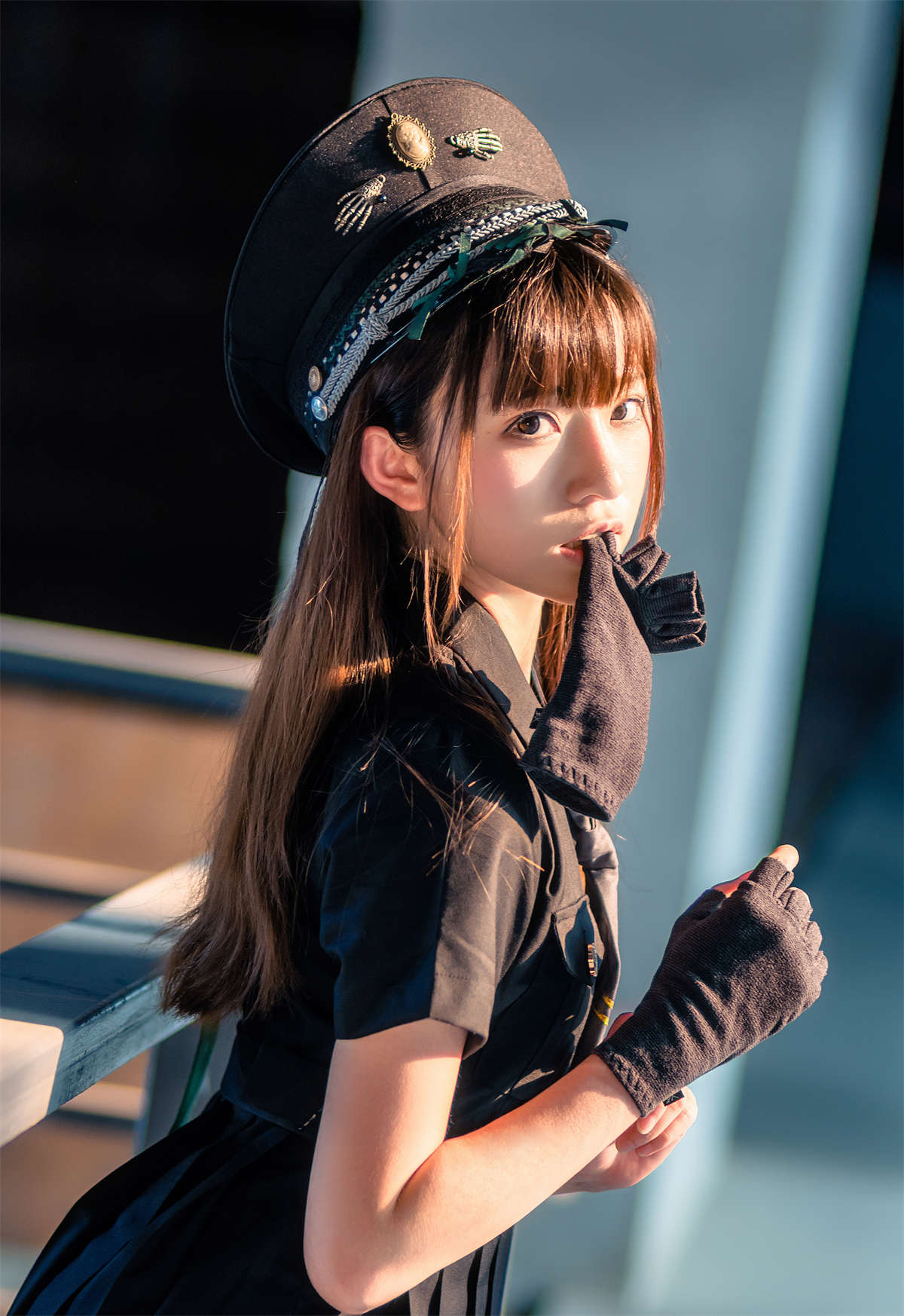 图片[2]-动漫Cos博主-绮太郎Kitaro 制服-日更街拍