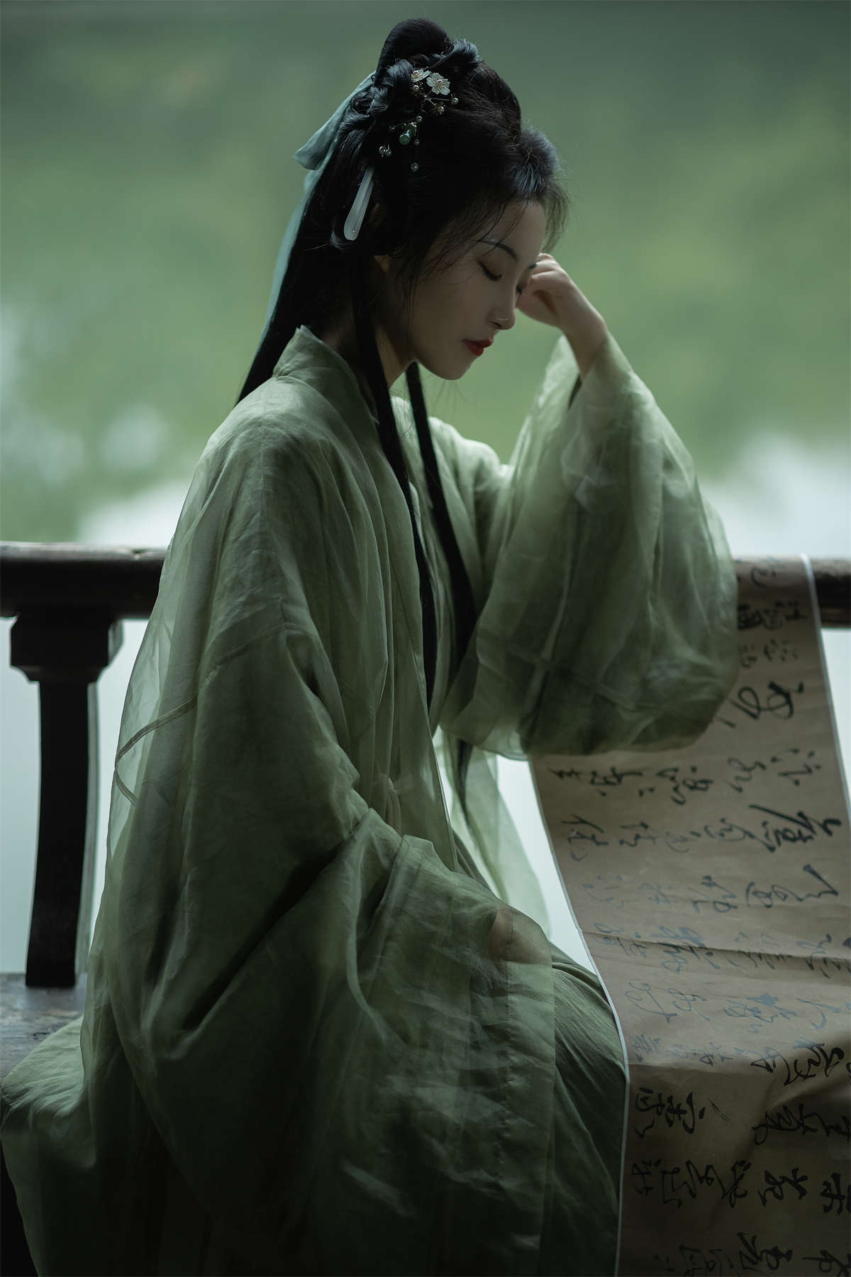 YITUYU艺图语 2023.06.23 绿意晓声浓 沈云缭-日更街拍