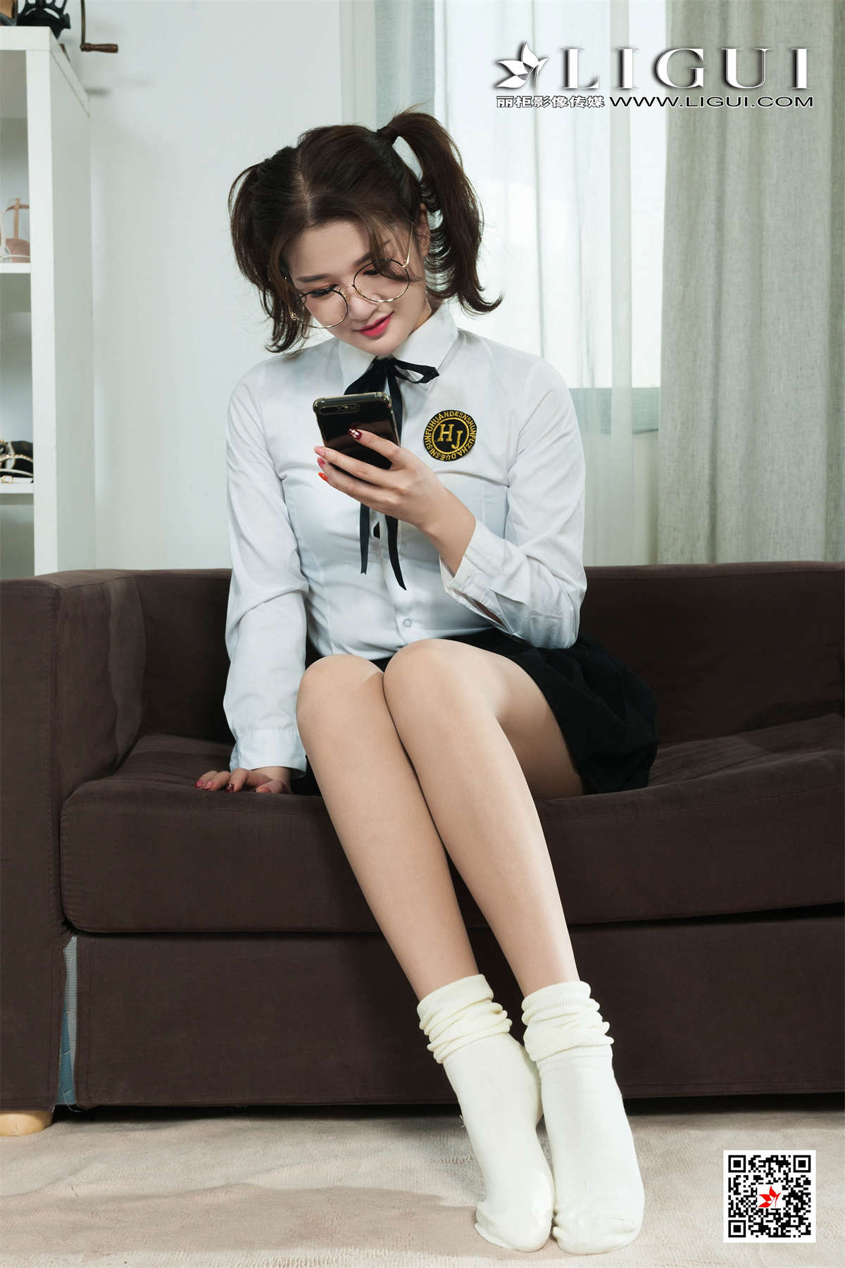 Ligui丽柜 2020.04.09 然然&文芮-日更街拍