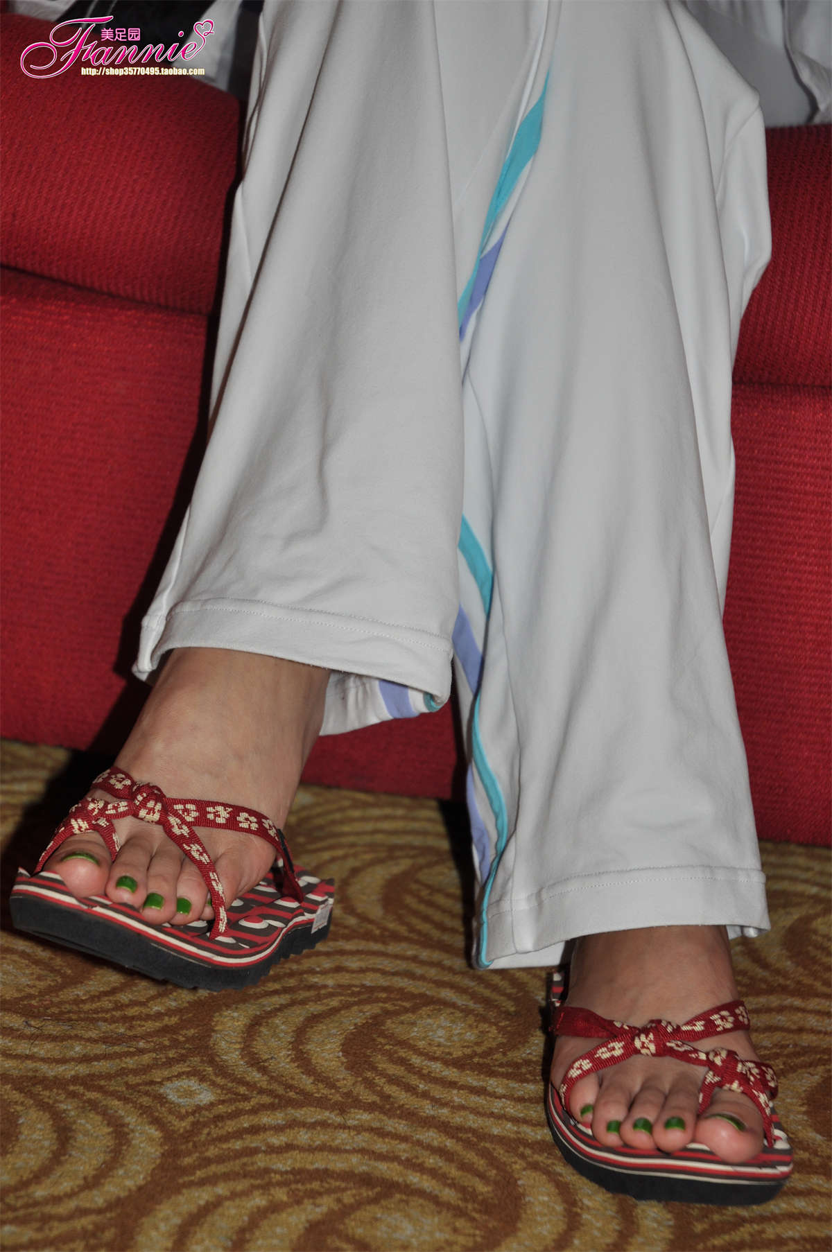 Fannie芬妮美足园NO.248 凝翠（下）-日更街拍