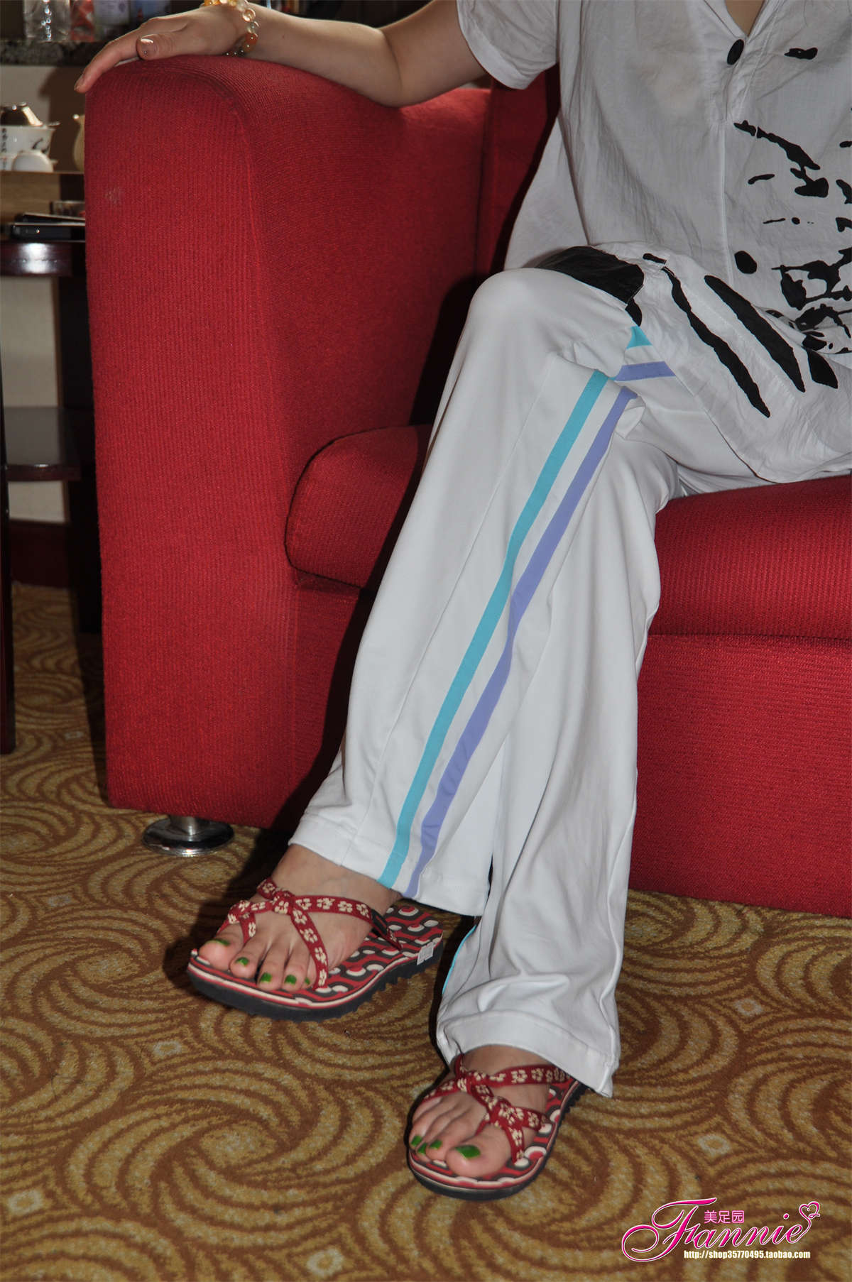 图片[2]-Fannie芬妮美足园NO.248 凝翠（下）-日更街拍