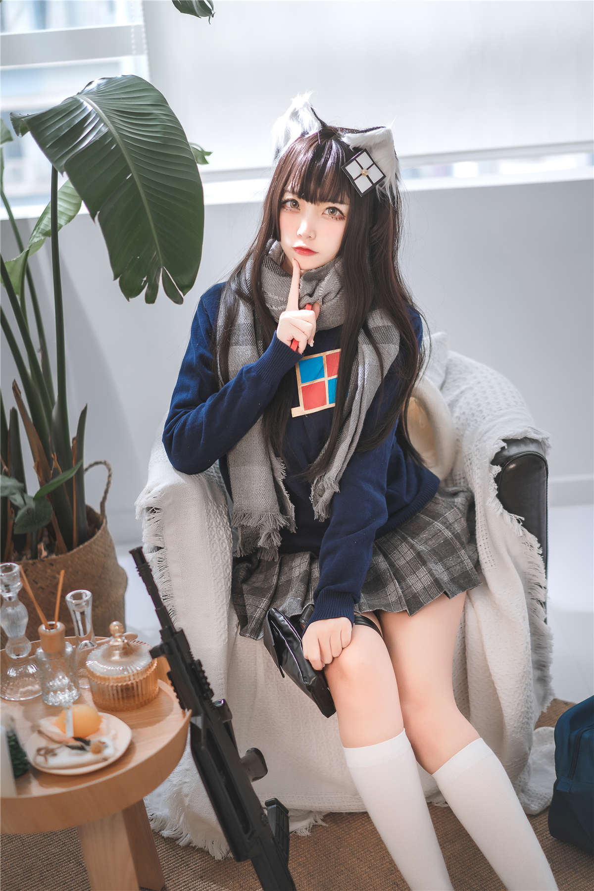高产型Coser-二佐Nisa  少前95式jk-日更街拍