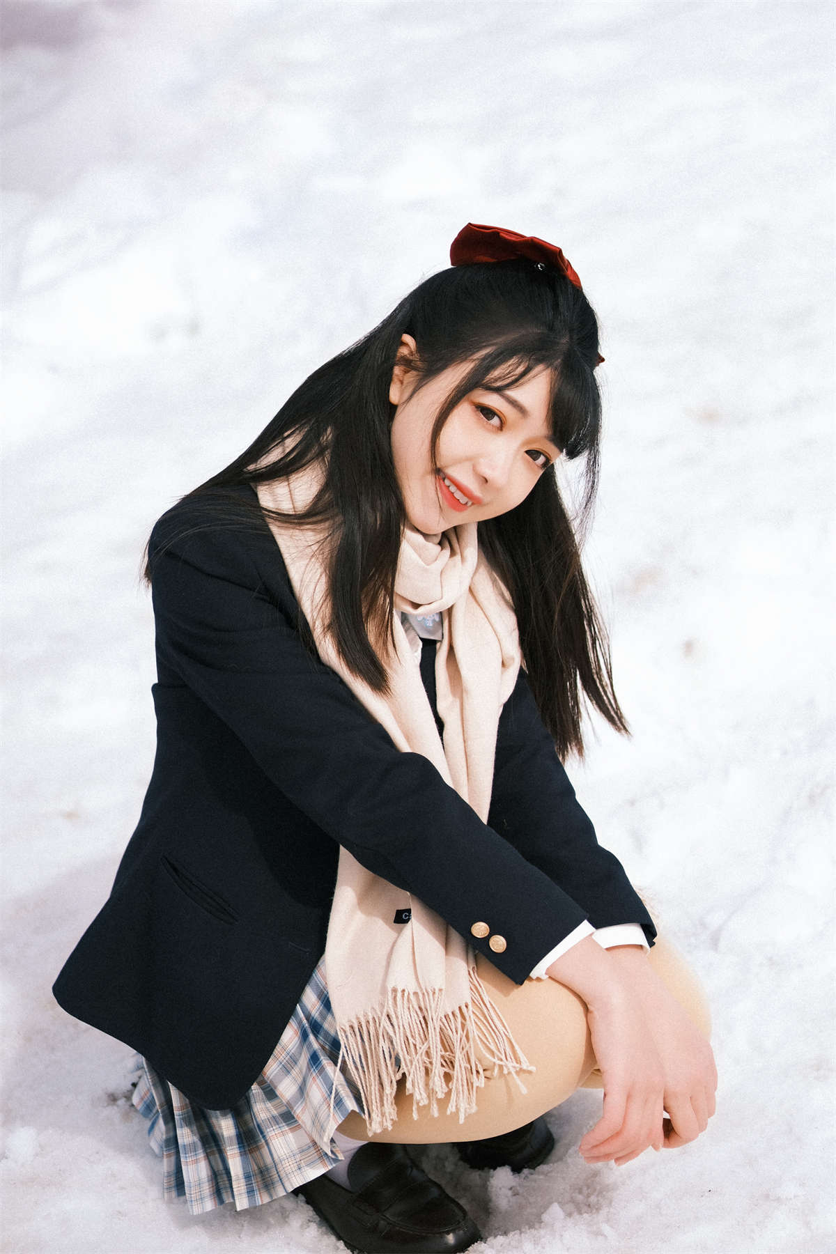 YITUYU艺图语 2023.04.21 日系少女雪景写真 小风插图1