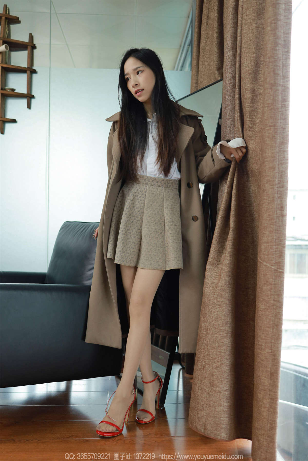 图片[2]-IESS异思趣向 2024.02.01 丝享家1653：美子 红色高跟鞋-日更街拍