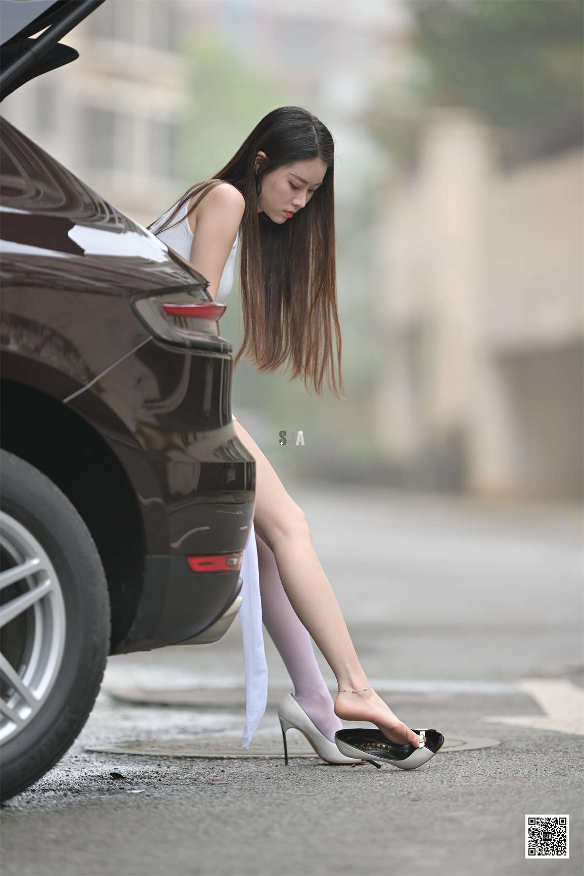 图片[2]-SJA佳爷 闺蜜视角 NO.053 《白》-日更街拍