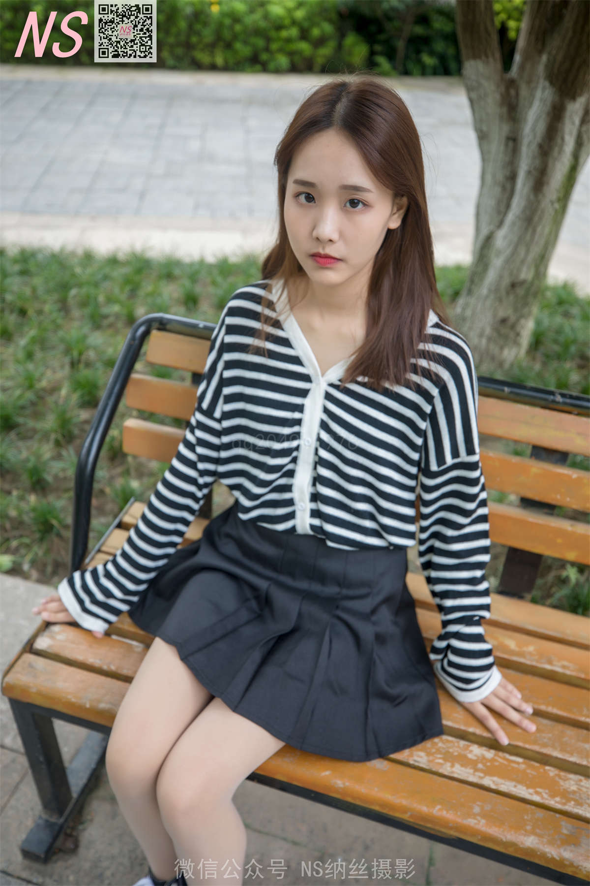 图片[2]-纳丝摄影No.153 小表妹 丝袜没穿好 清纯无敌-日更街拍
