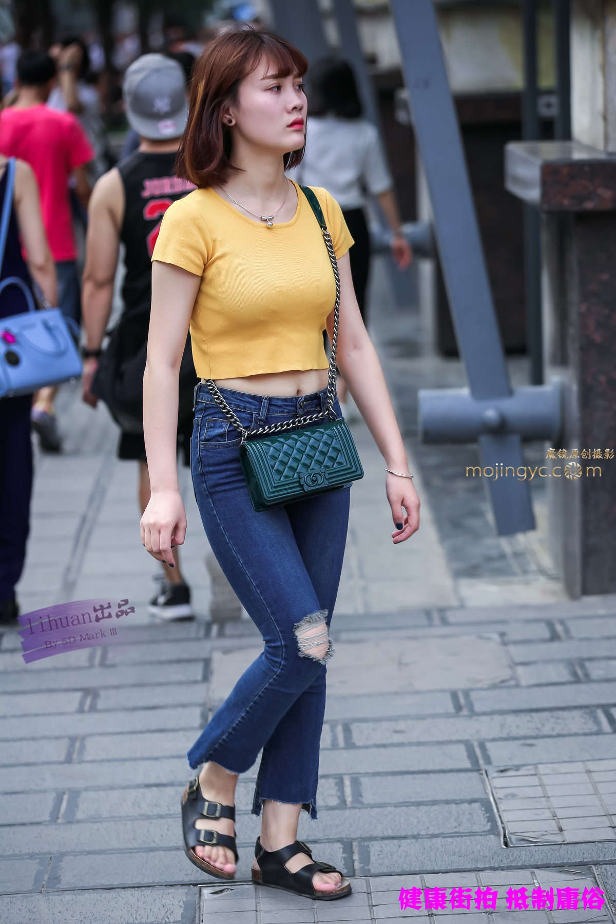 李欢原创-牛仔，美女（18P）-日更街拍