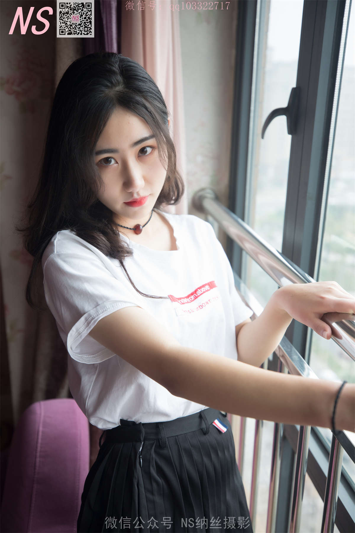 图片[2]-纳丝摄影No.156 小琪儿的美腿丝袜-日更街拍