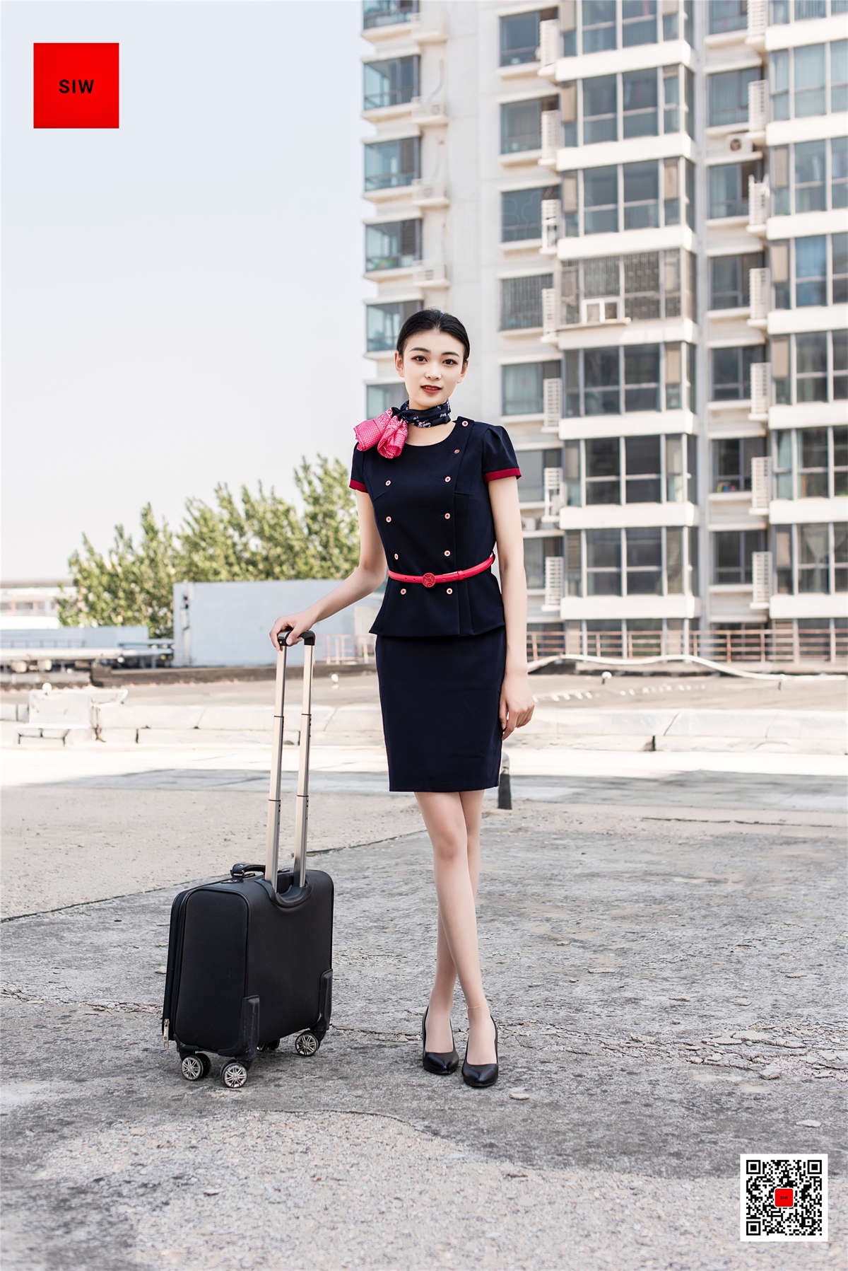 图片[2]-SIW斯文传媒 VOL.015 实习空乘 嘉慧-日更街拍