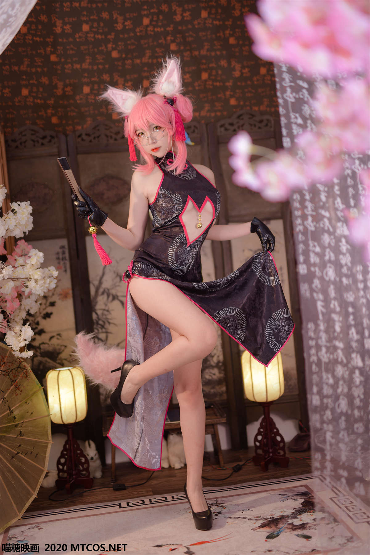 喵糖映画 HML.002 旗袍狐耳-日更街拍