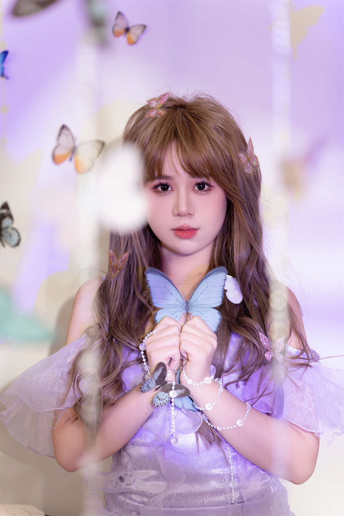 YITUYU艺图语 2024.04.07 紫色蝴蝶 泡芙小方插图1