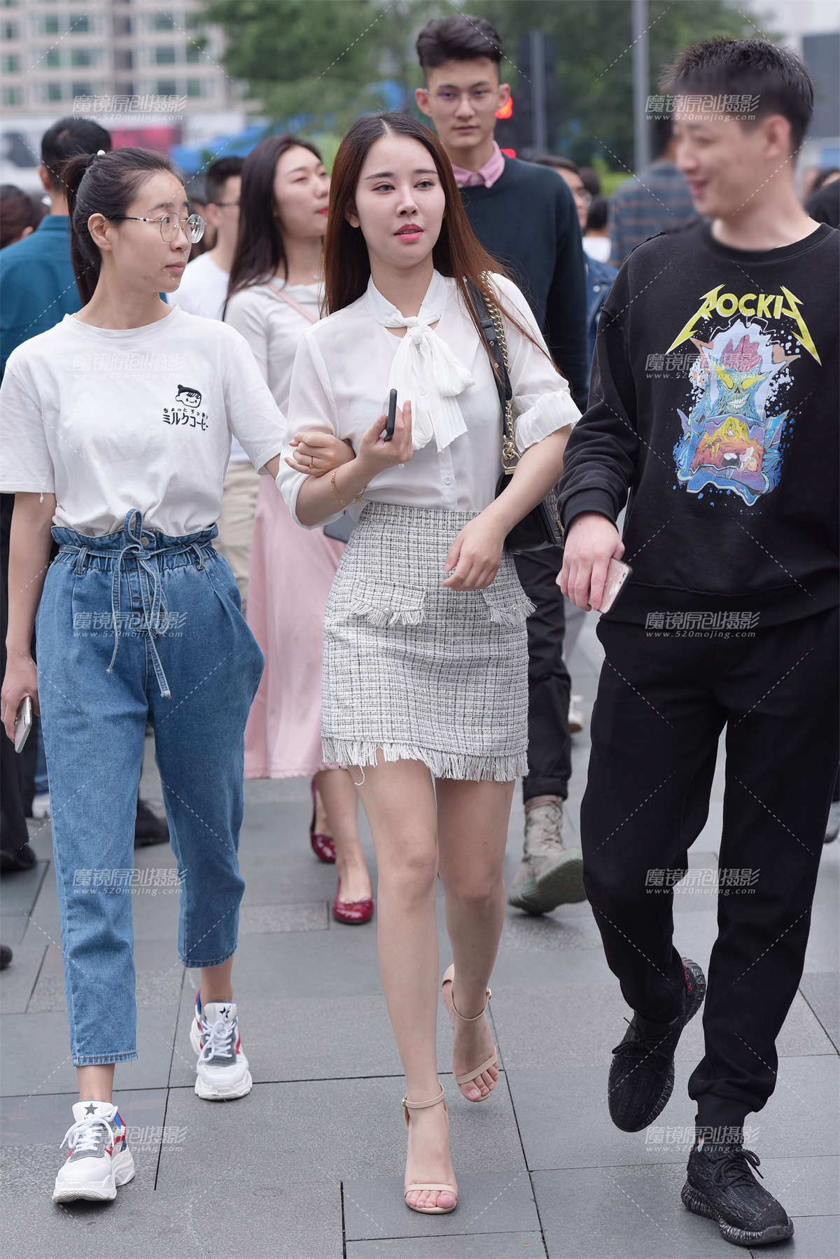 小香短裙-日更街拍