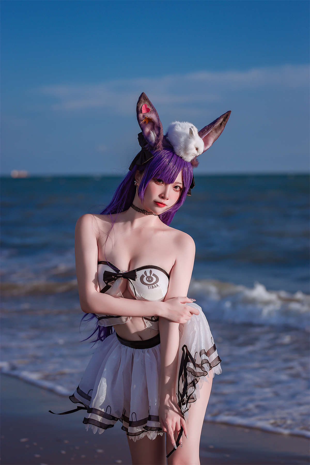 图片[2]-高产型Coser-二佐Nisa 泰拉夏日纪事 方舟暗索泳装-日更街拍