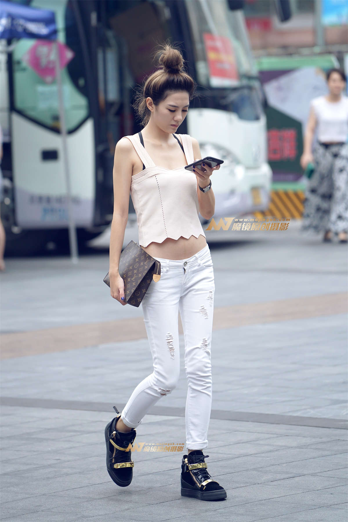 美女 三合一-日更街拍