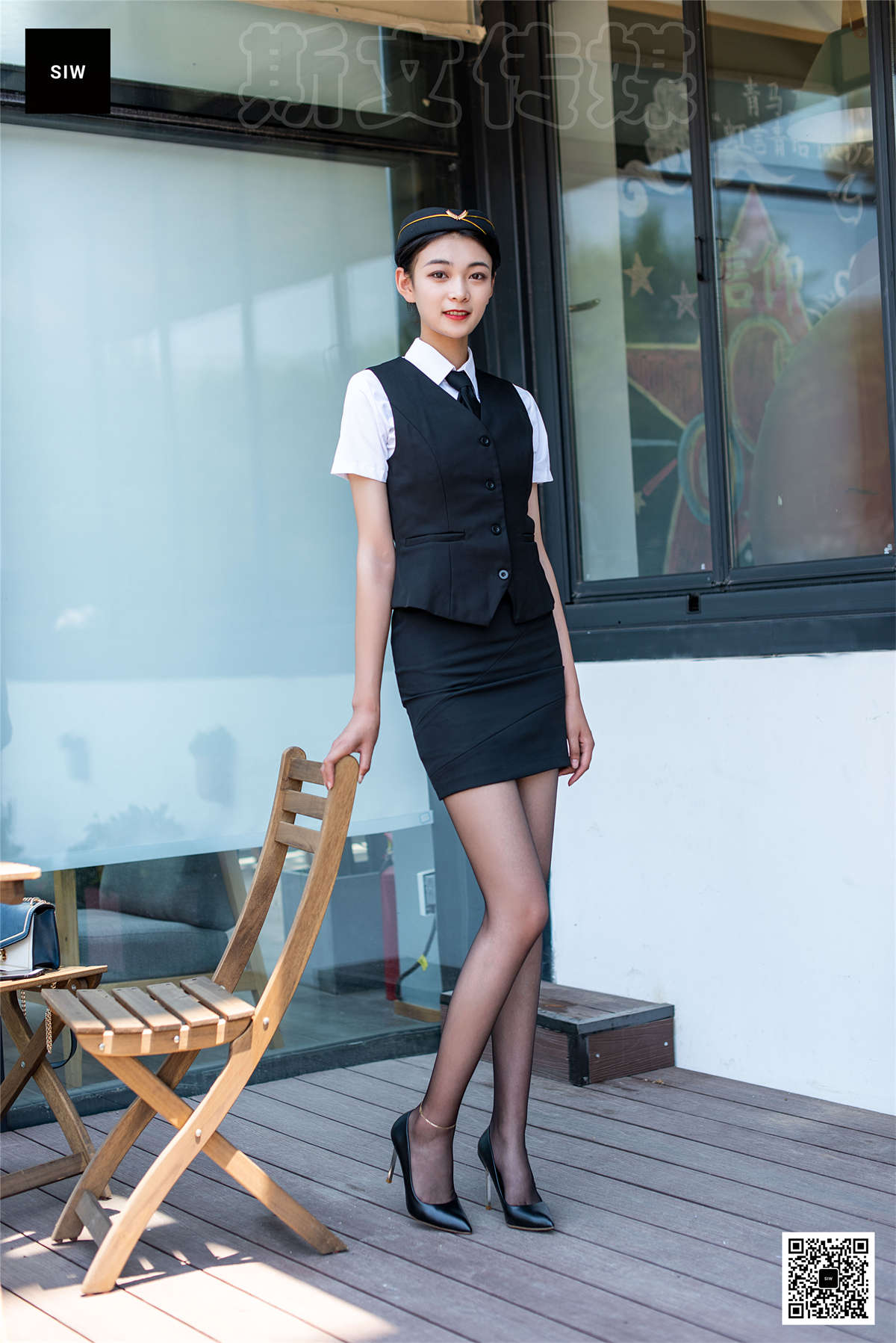 图片[2]-SIW斯文传媒 VOL.018 保安女神 嘉慧-日更街拍