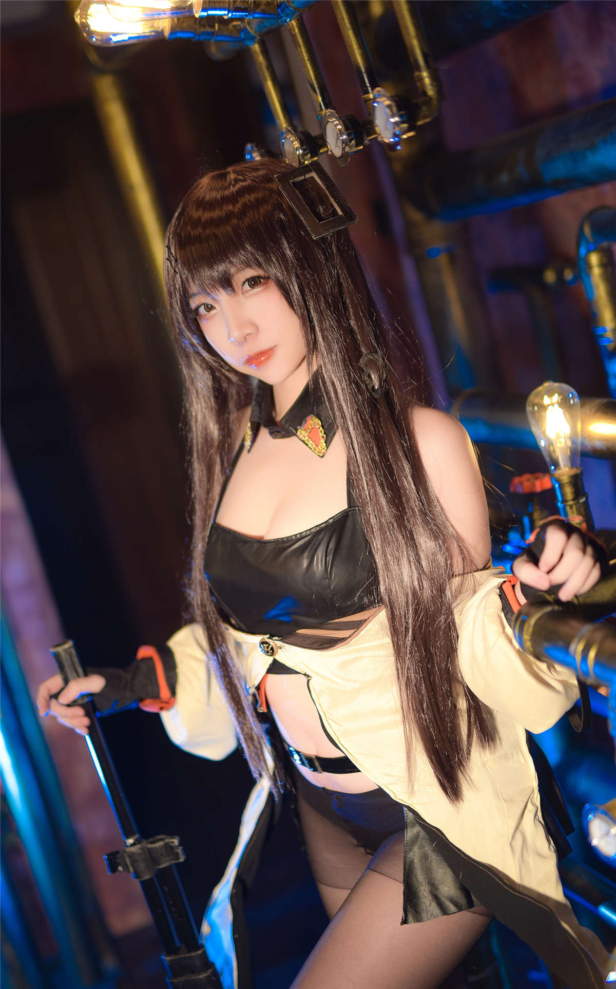 高产型Coser-二佐Nisa  少女前线k2-日更街拍