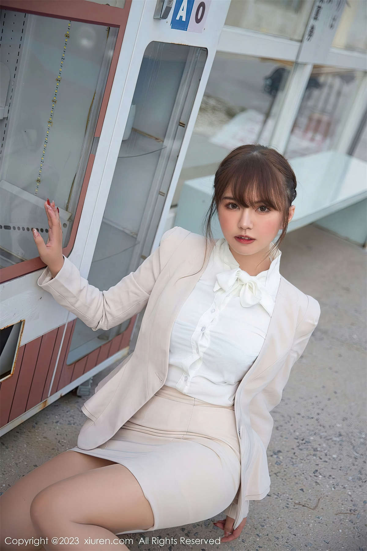 图片[2]-Xiuren秀人网 2023.03.08 No.6383 张思允Nice-日更街拍