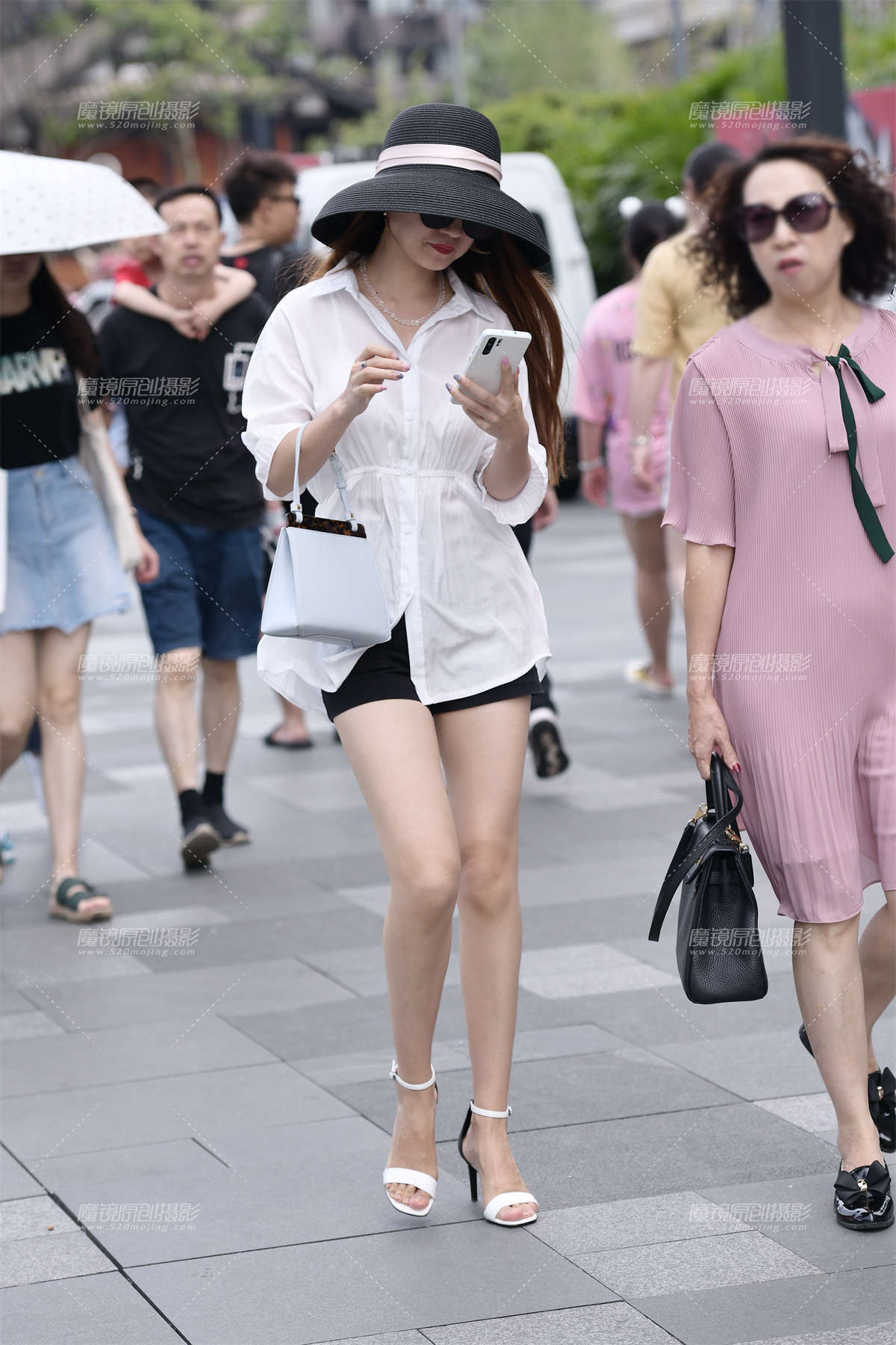 长腿美女-日更街拍