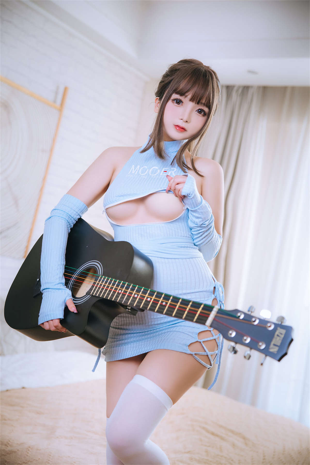 椎名莜 No.88 吉他妹妹-日更街拍