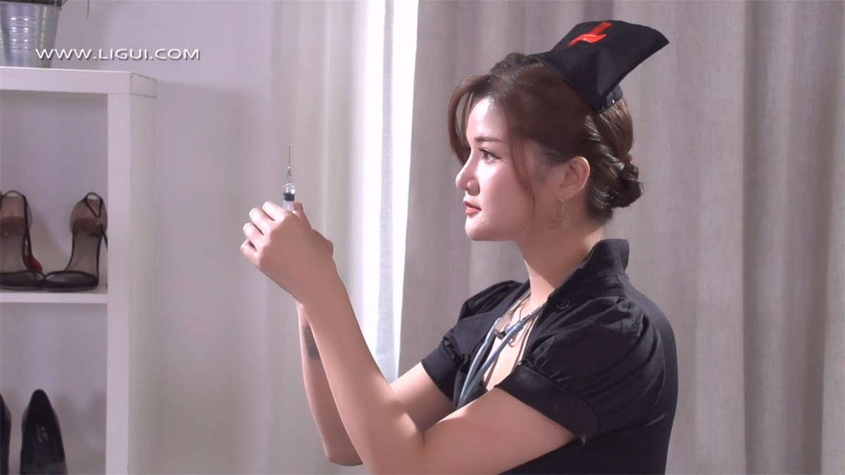 图片[2]-Ligui丽柜视频 2020.04.30 黑衣天使 文芮-日更街拍