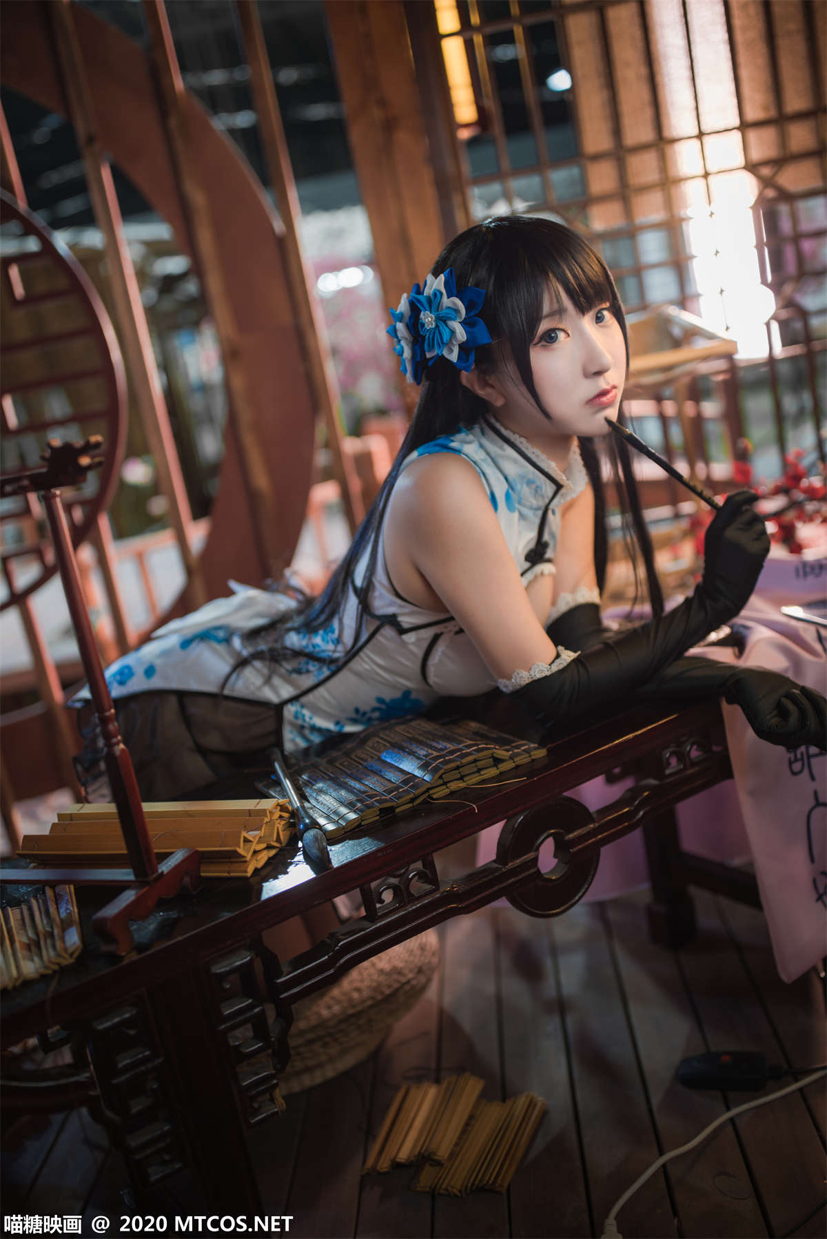 喵糖映画 HML.014 瓶儿旗袍-日更街拍