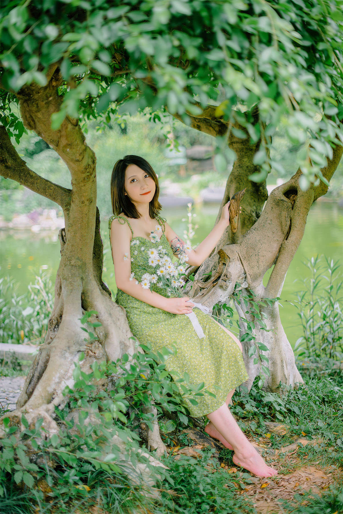 YITUYU艺图语 2023.10.05 绿裙摆 Zzz插图1