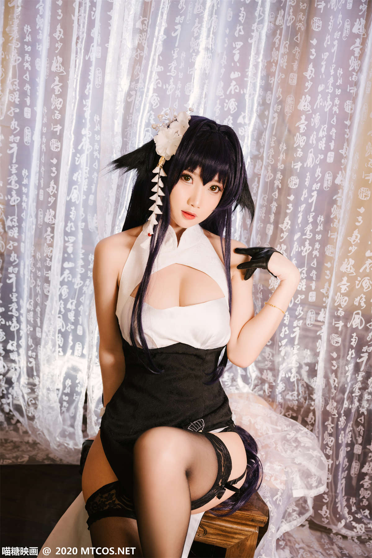 图片[2]-喵糖映画 HML.016 吾妻旗袍-日更街拍