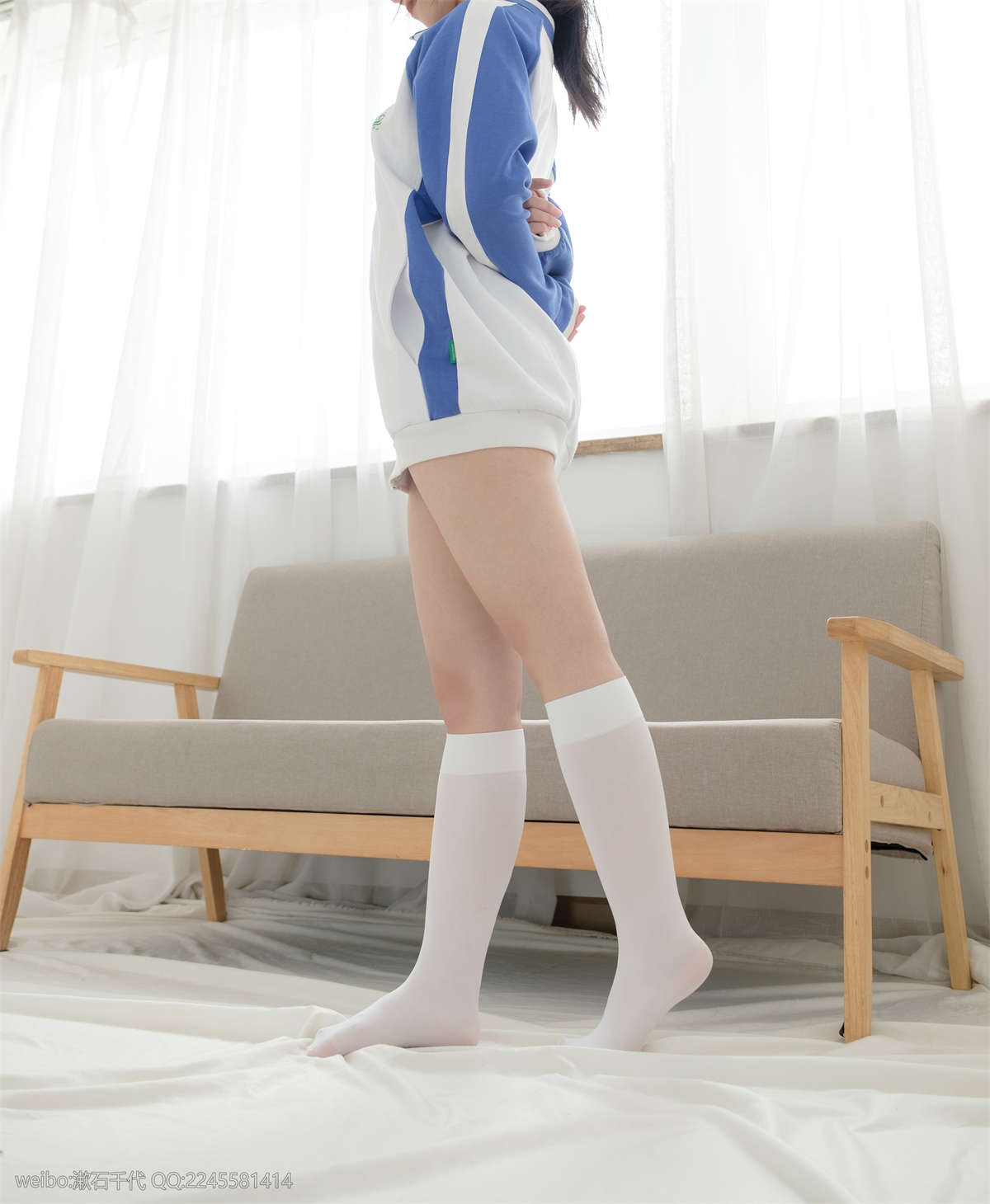 图片[2]-轻兰映画 HANA.003 蓝白-日更街拍