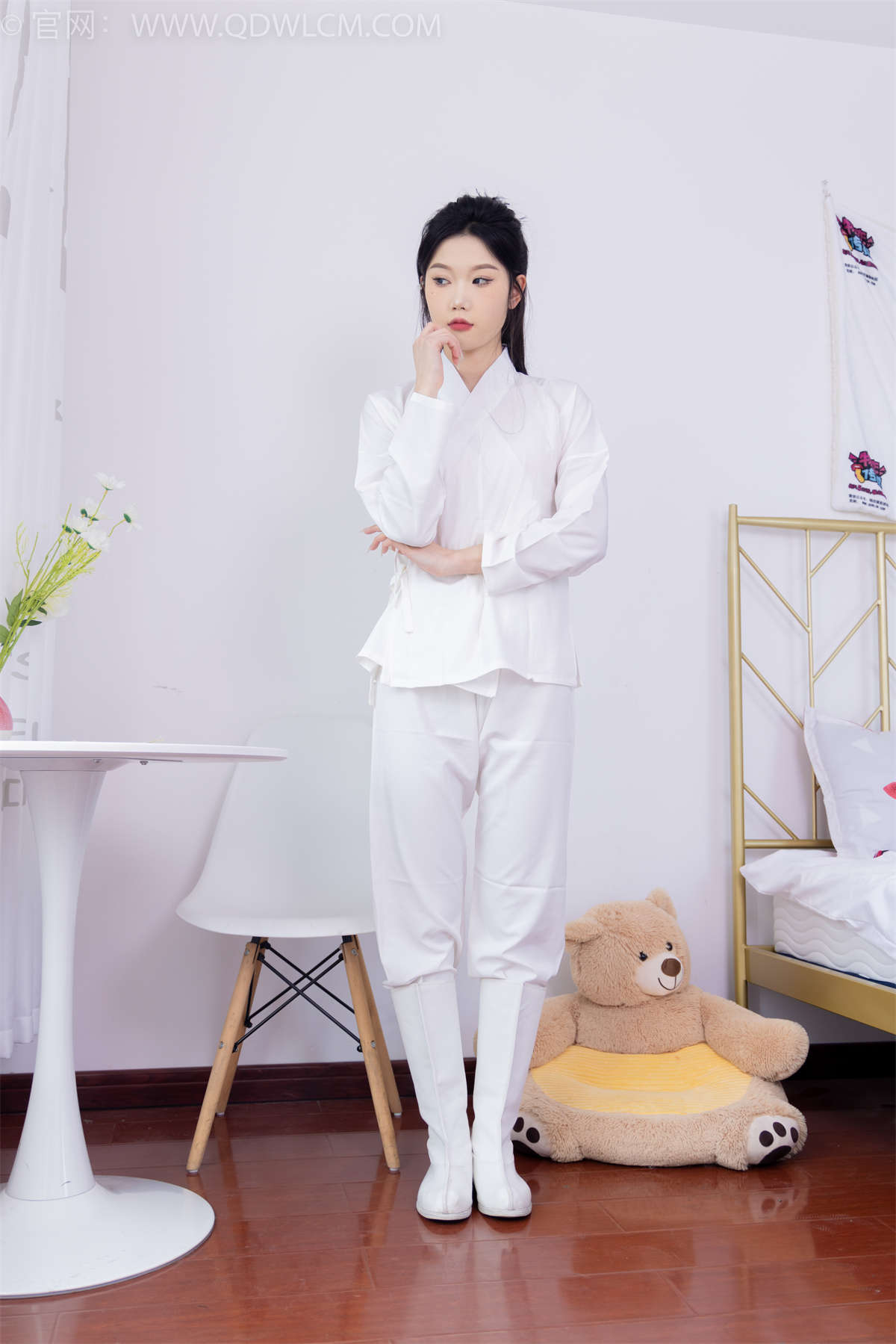 图片[2]-物恋传媒 NO.1586 小竹-纯白小仙女-日更街拍