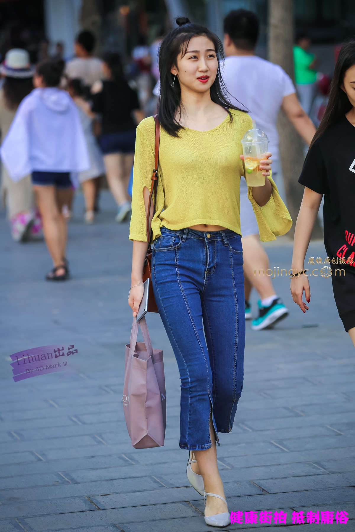 李欢原创-牛仔。美女（12P）-日更街拍