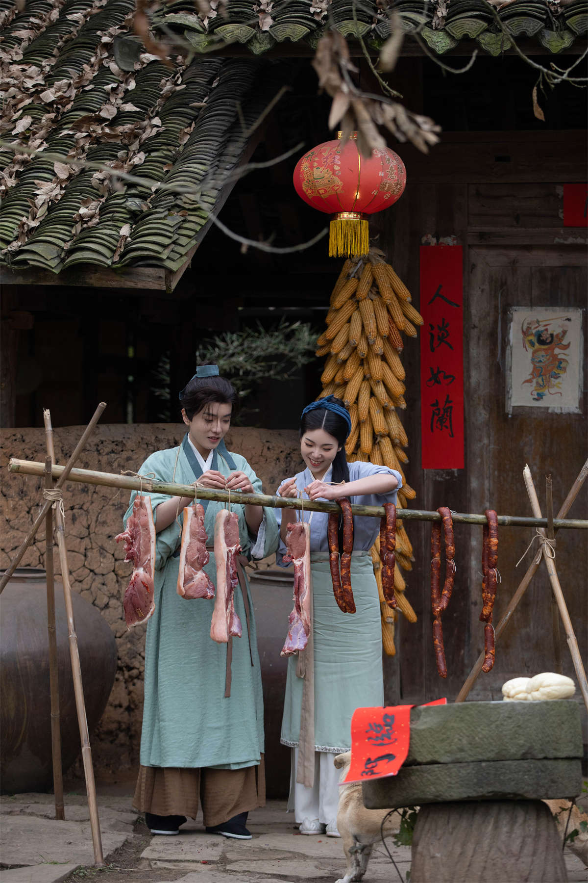YITUYU艺图语 2023.04.04 做腊肉 一方伊人yi&杰桑桑桑_&汉服爷爷云中鹤-日更街拍