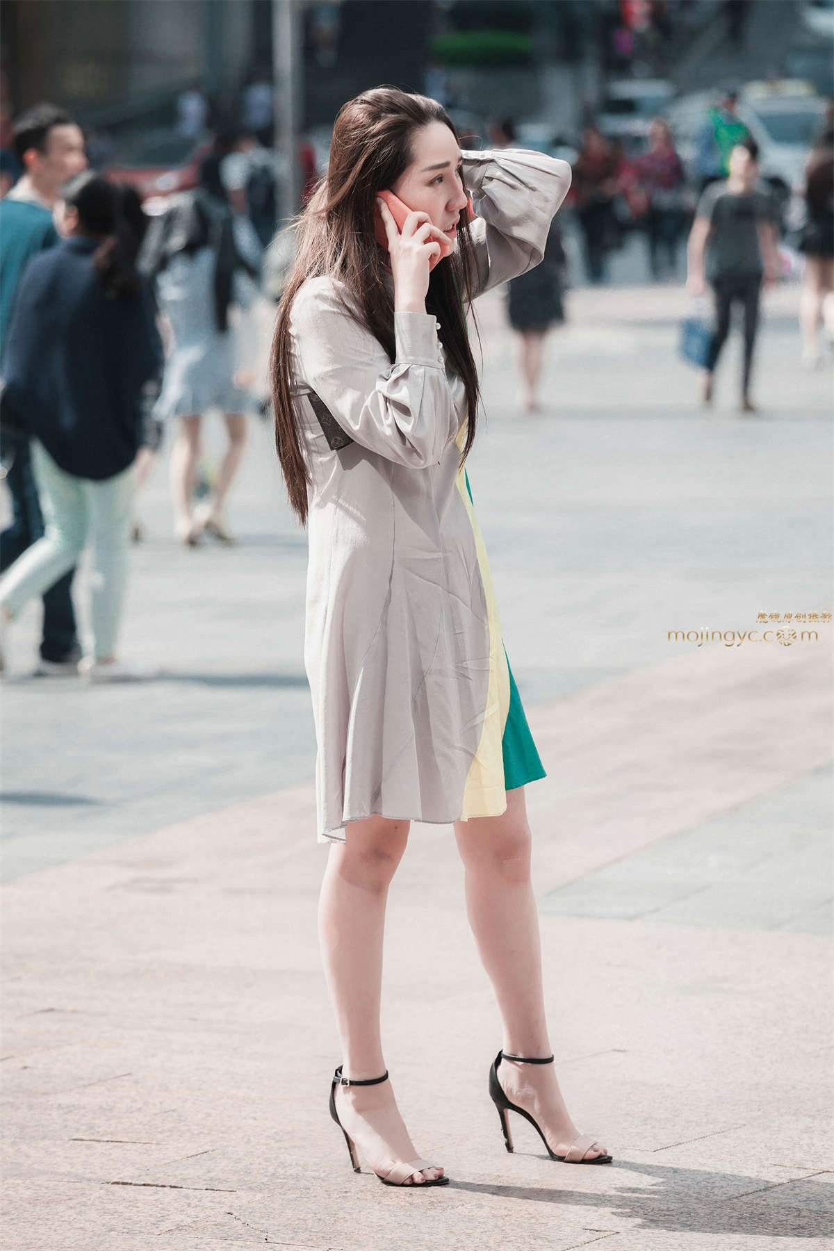 俊杰摄影+初夏五月第1贴+黑凉高美腿美女-日更街拍