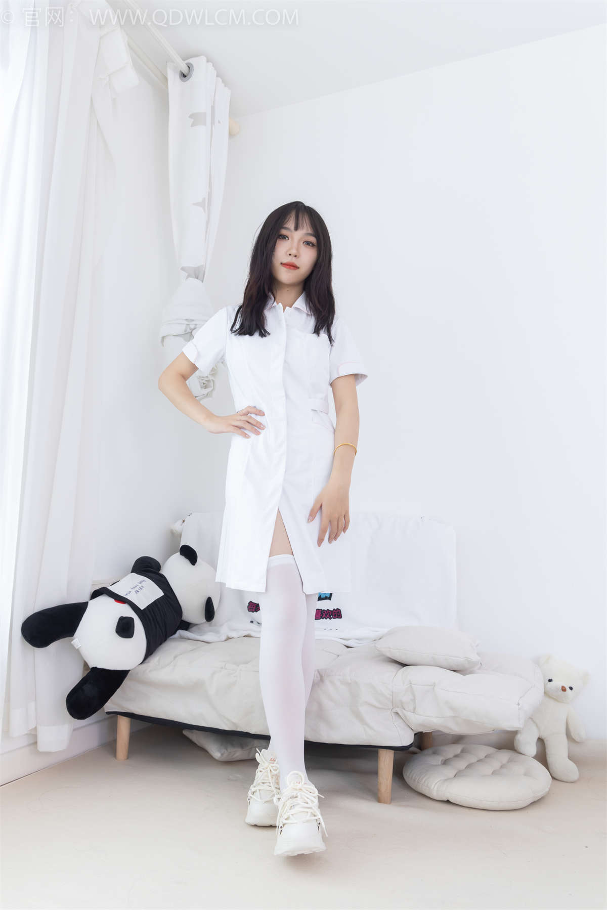 图片[2]-物恋传媒 NO.1767 纱纱-小白鸽-日更街拍