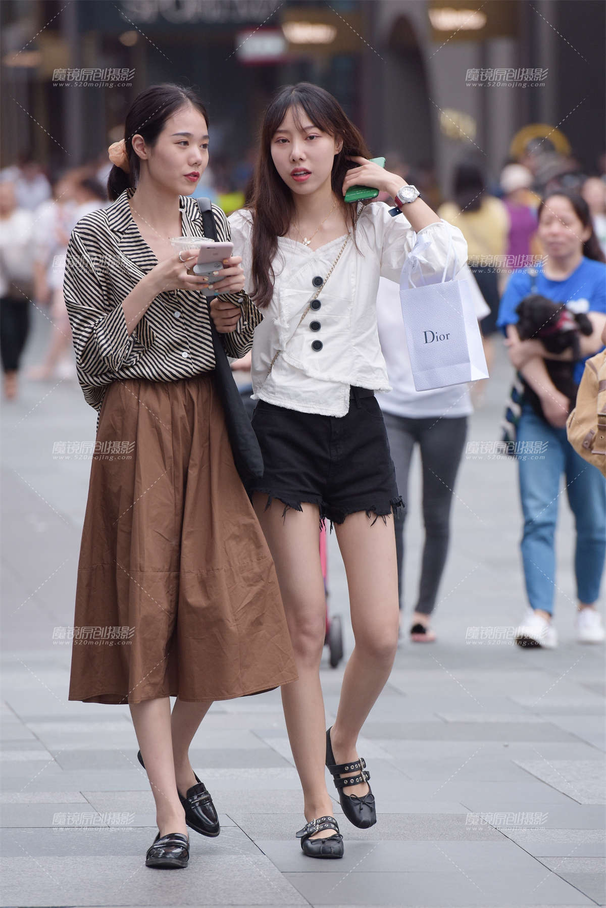 闺蜜-日更街拍