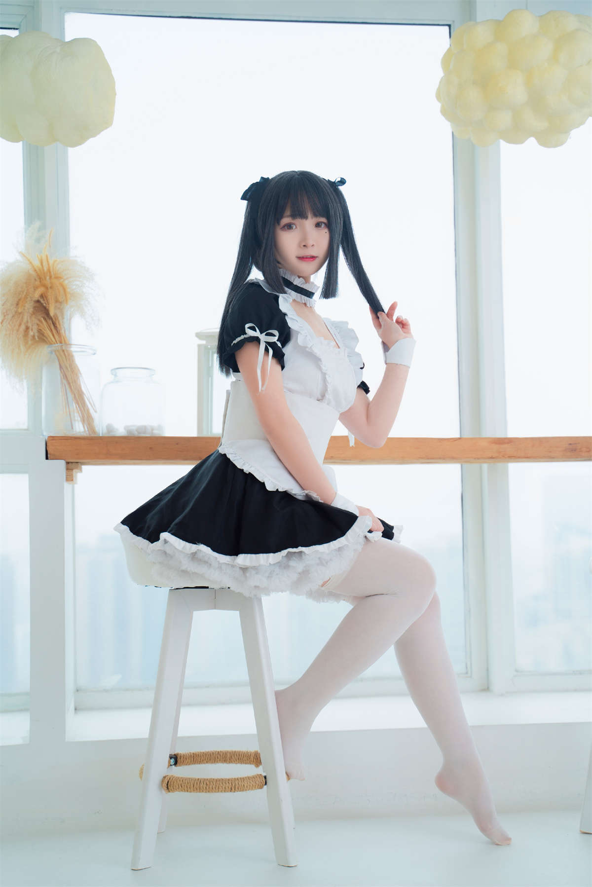 古川kagura 女仆-日更街拍
