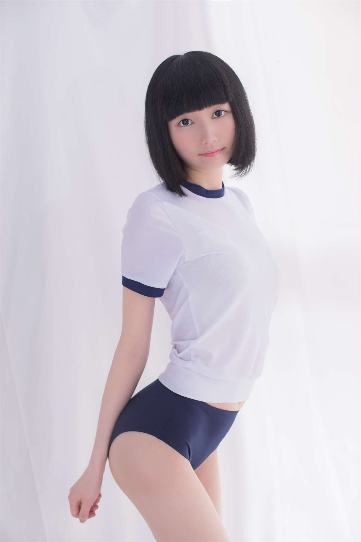 图片[2]-轻兰映画 SPL.003 妹妹头少女的体操服-日更街拍