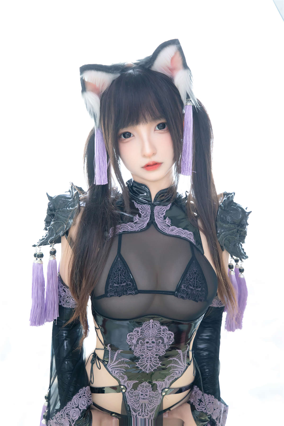 神楽板真冬 – 旗袍猫女-日更街拍