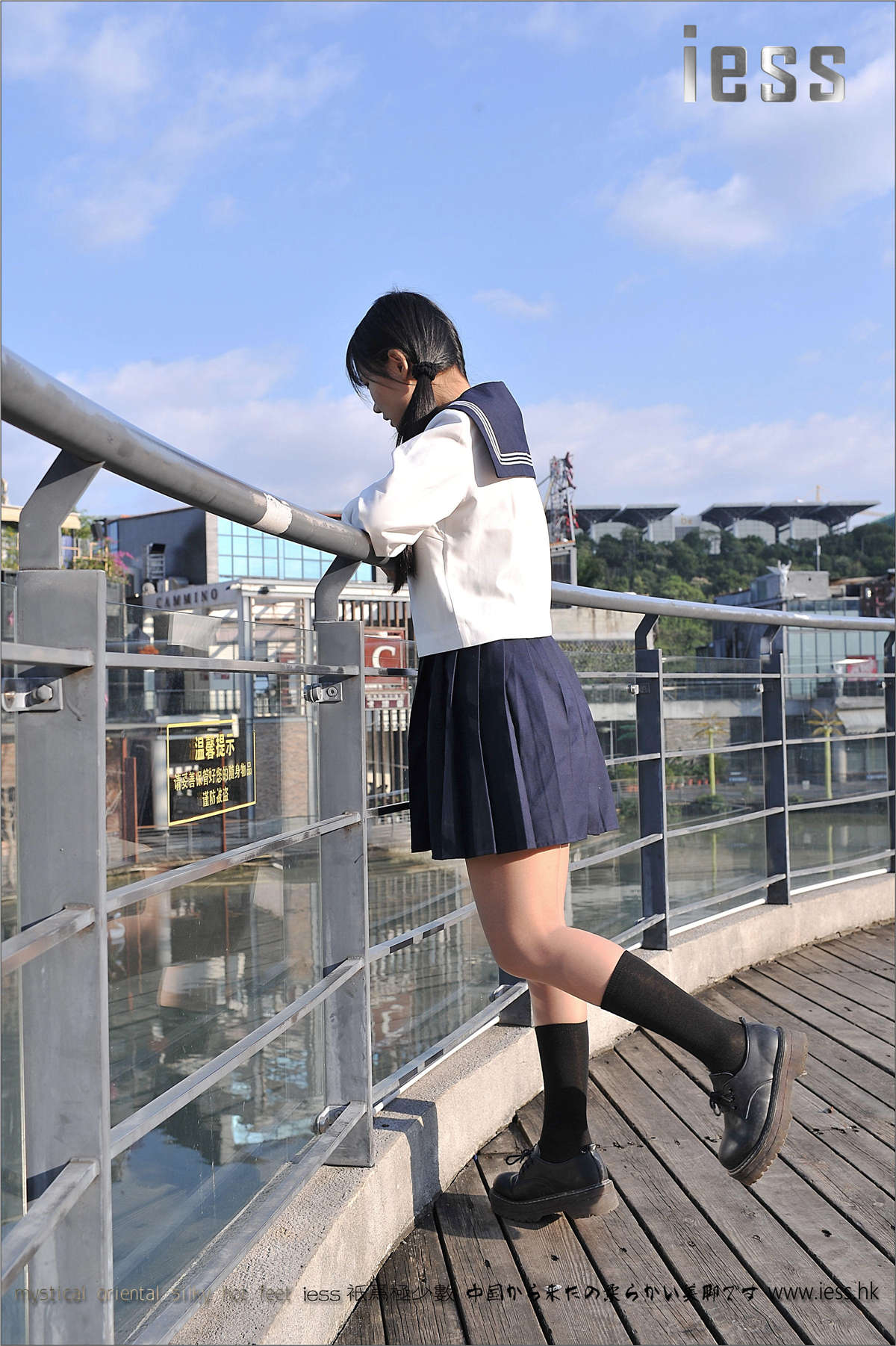 IESS异思趣向 丝足便当041期：制服系列之JK节选版 琪琪-日更街拍