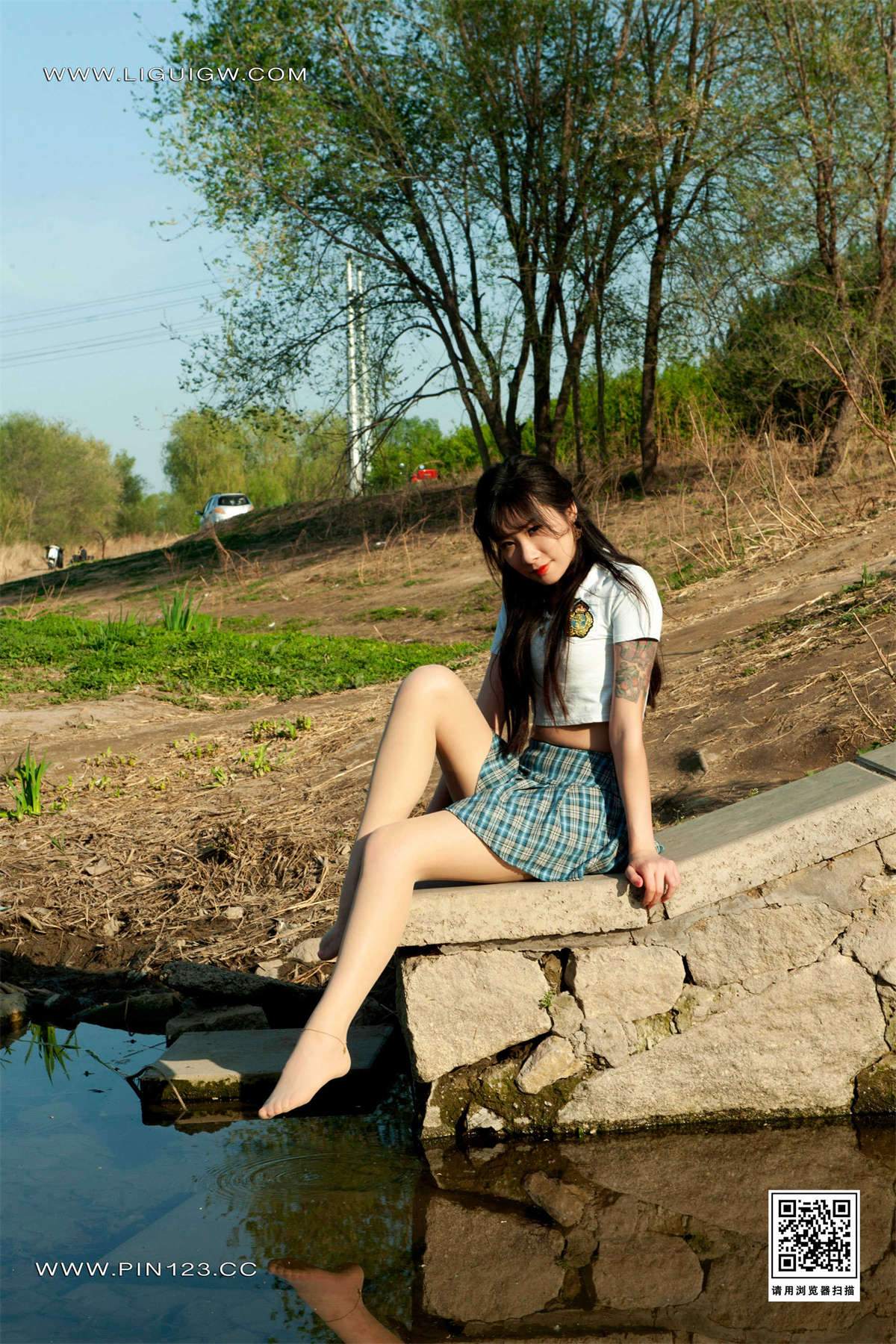 图片[2]-Ligui丽柜 2024.03.11 绿水青丝 Kiki-日更街拍