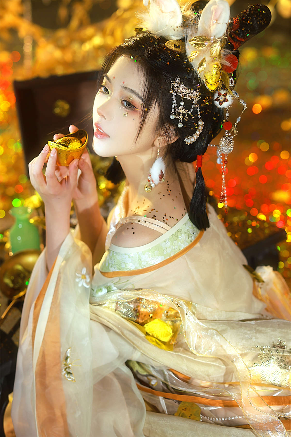 YITUYU艺图语 2023.02.16 财神座下兔子仙官 彭十六elf插图1