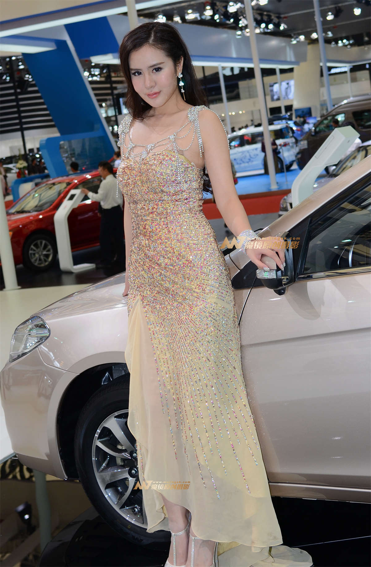 【神摄手】性感吊带长裙-日更街拍