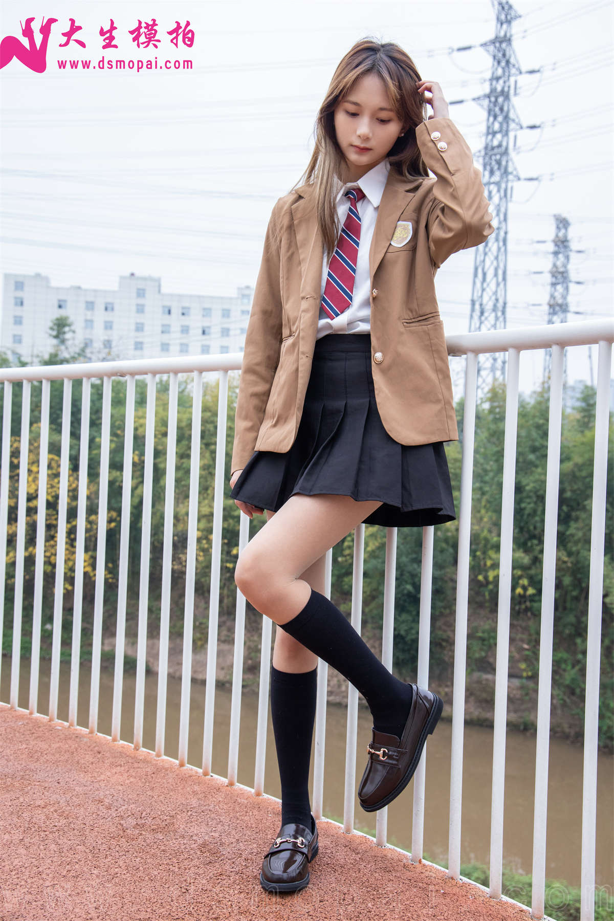 大生模拍 NO.247 可可 假日游乐园-日更街拍