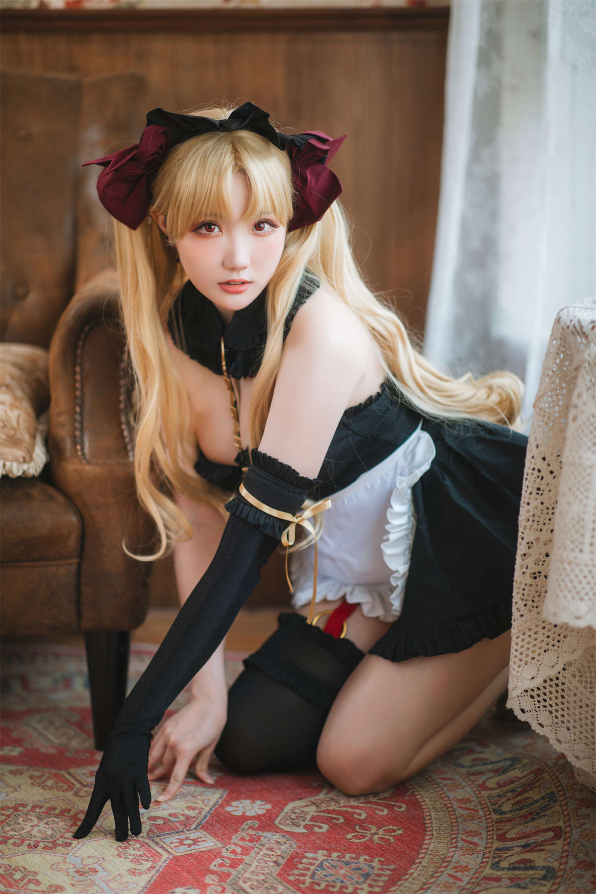 微博知名coser瓜希酱 艾蕾女仆 Ereshkigal-日更街拍