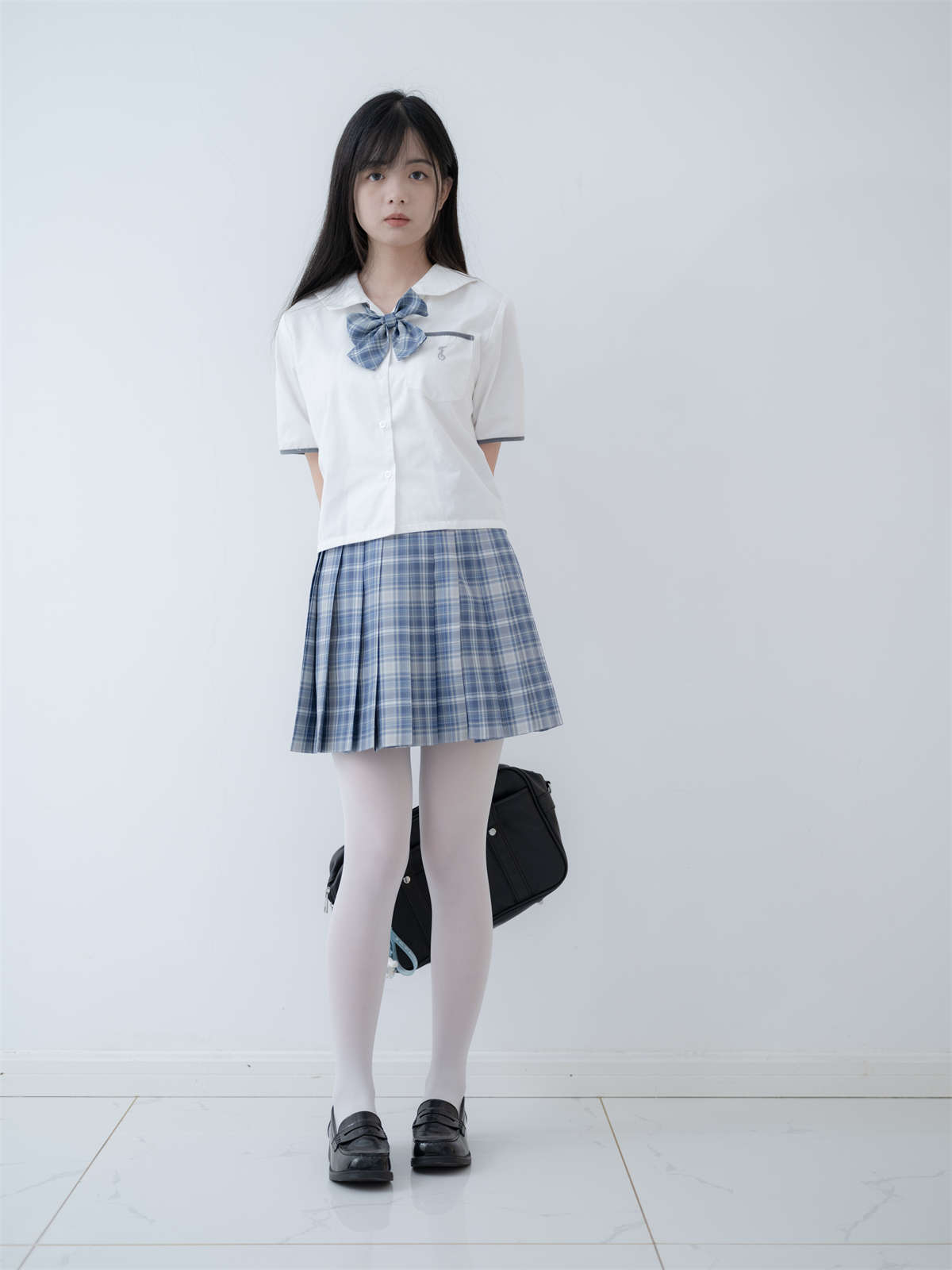 图片[2]-少女秩序 VOL.023 晞可JK-日更街拍