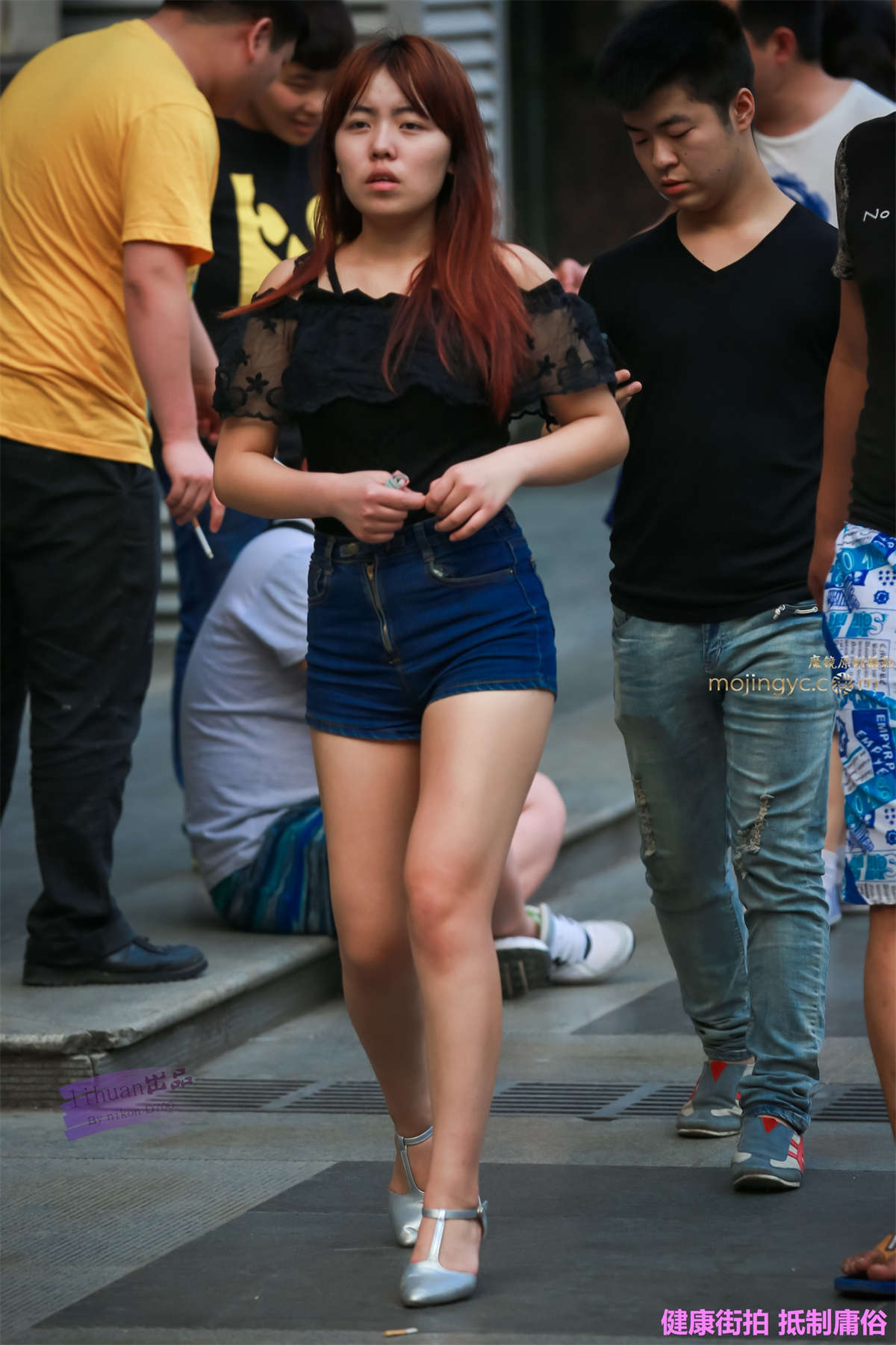 李欢原创-短裤，丰腴（15P）-日更街拍
