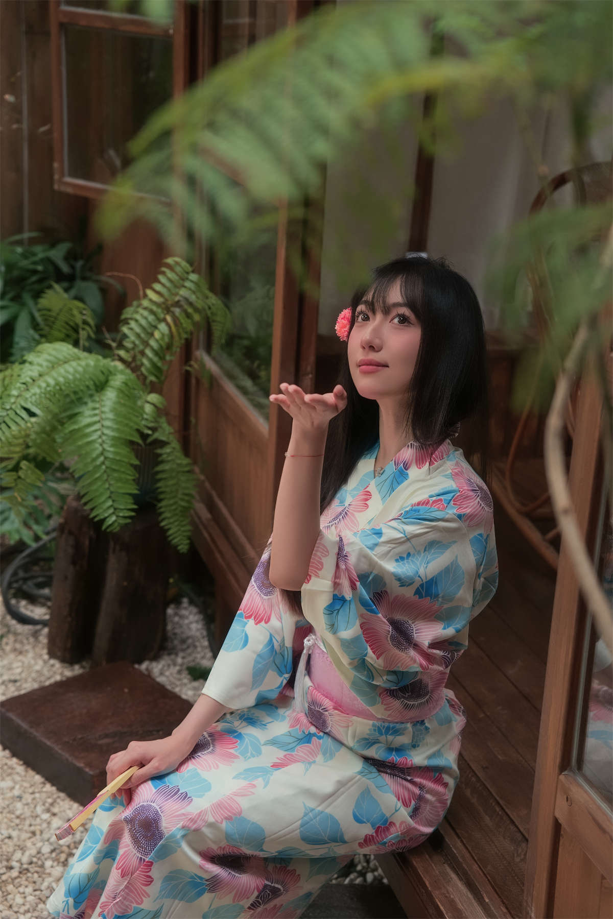 YITUYU艺图语 2025.03.26 和服少女的日系松弛感瞬间 KK-日更街拍