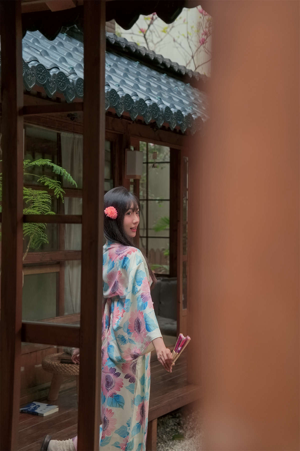 图片[2]-YITUYU艺图语 2025.03.26 和服少女的日系松弛感瞬间 KK-日更街拍