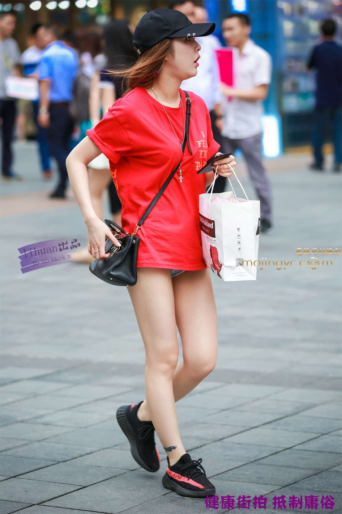 李欢原创-短裤，麻花辫儿（11P）-日更街拍