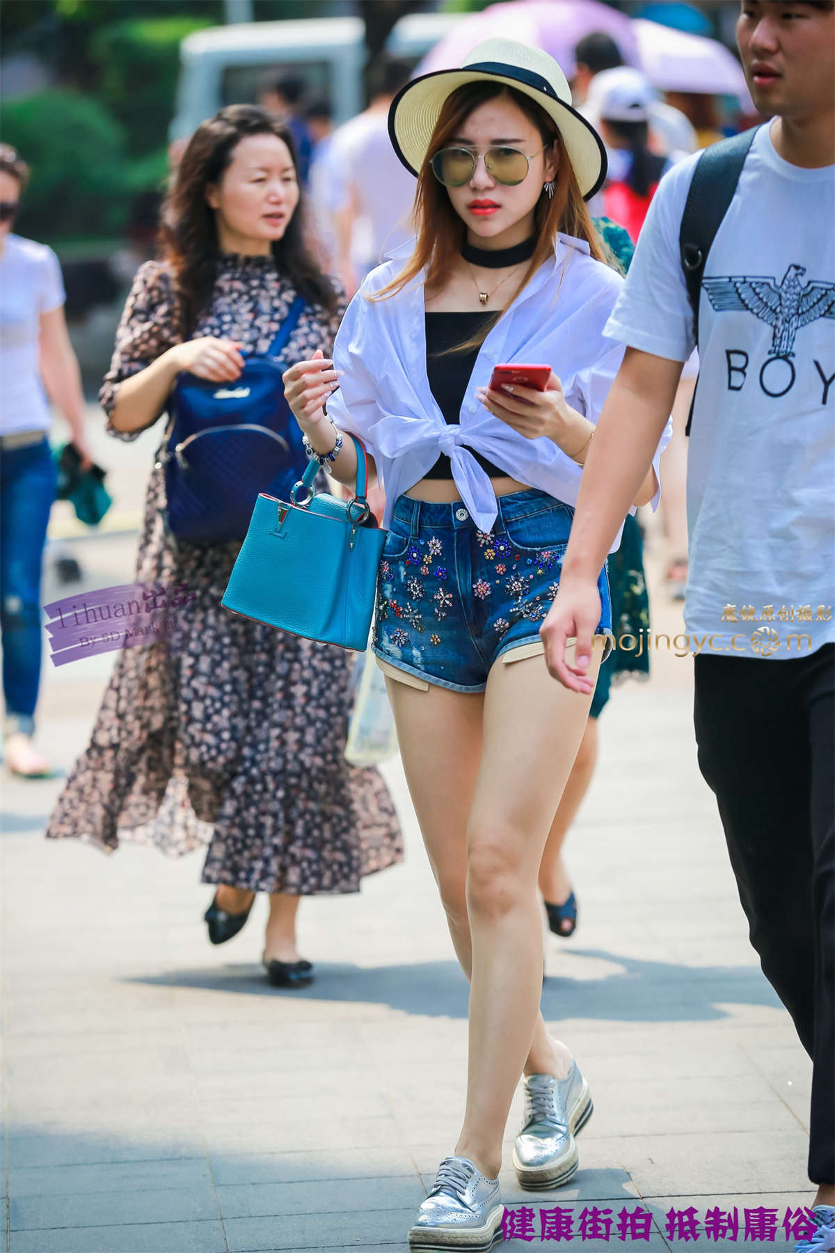 李欢原创-短裤，美女-日更街拍